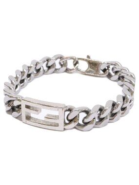 Fendi FF Logo Chain Bracelet